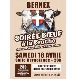 affiche de l'évènement - Jeunes agriculteurs du plateau de Gavot