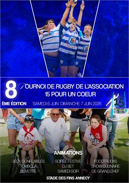Tournoi de rugby caritatif_Annecy - Association 15 pour un cœur