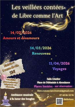 Les veillées contées de Libre comme l'Art - Libre comme l'Art