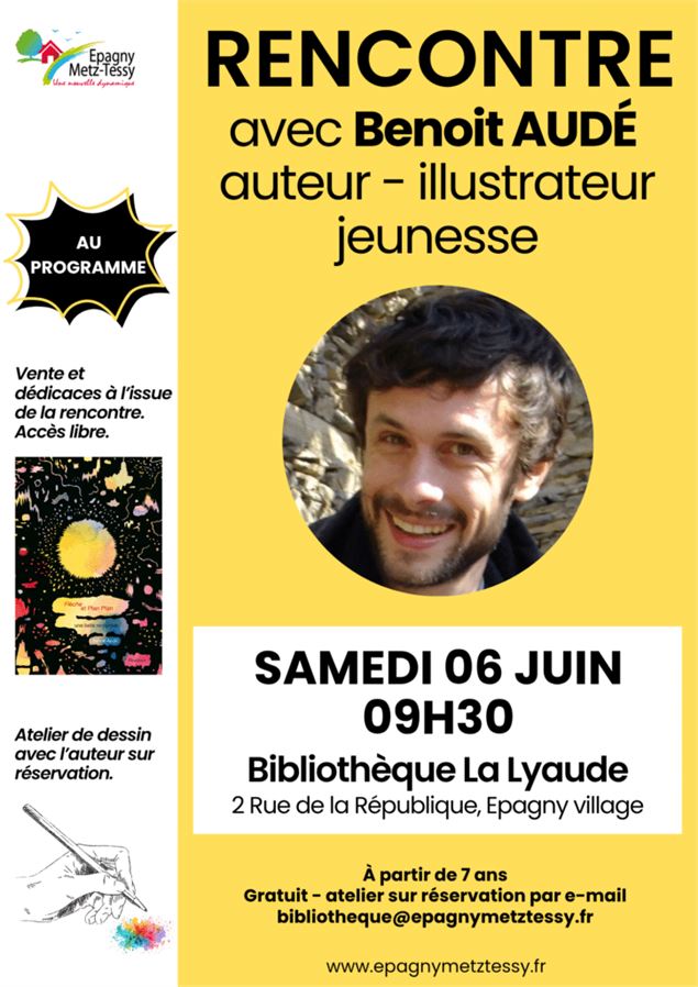 Rencontre avec Benoit Audé_Epagny Metz-Tessy - Bibliothèques d'Epagny Metz-Tessy