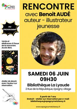 Rencontre avec Benoit Audé_Epagny Metz-Tessy - Bibliothèques d'Epagny Metz-Tessy