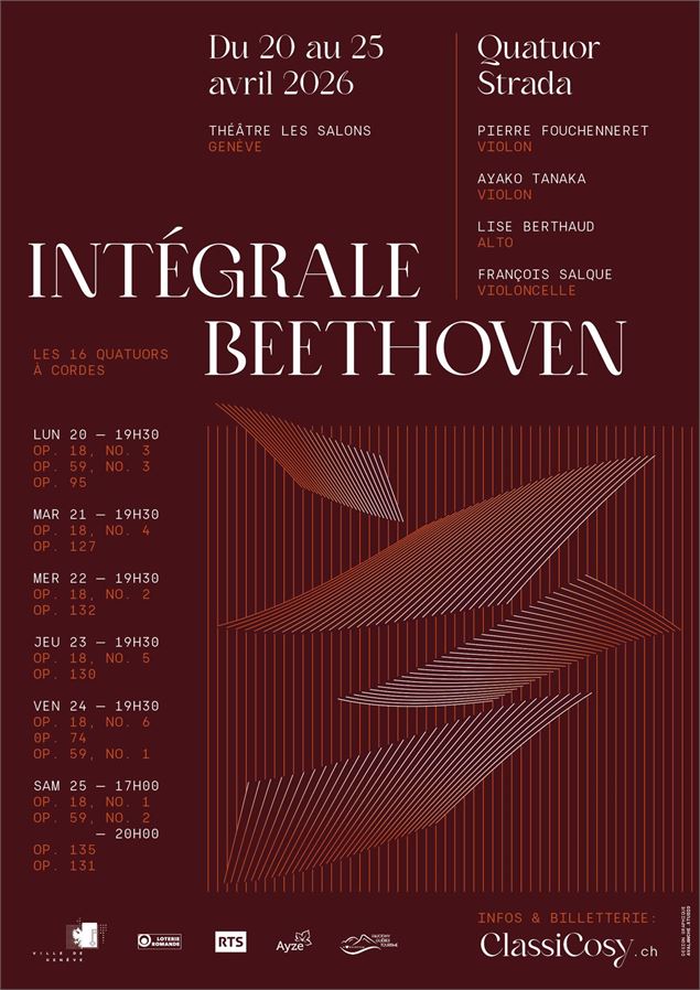 Intégrale Beethoven : les 16 quatuors à cordes - Avalanche Studio