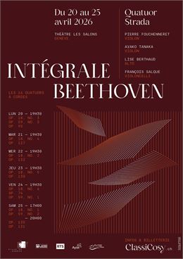 Intégrale Beethoven : les 16 quatuors à cordes - Avalanche Studio
