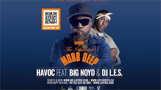 MOBB DEEP feat. HAVOC ALONG WITH BIG NOYD & DJ L.E.S. - Photos des deux artistes