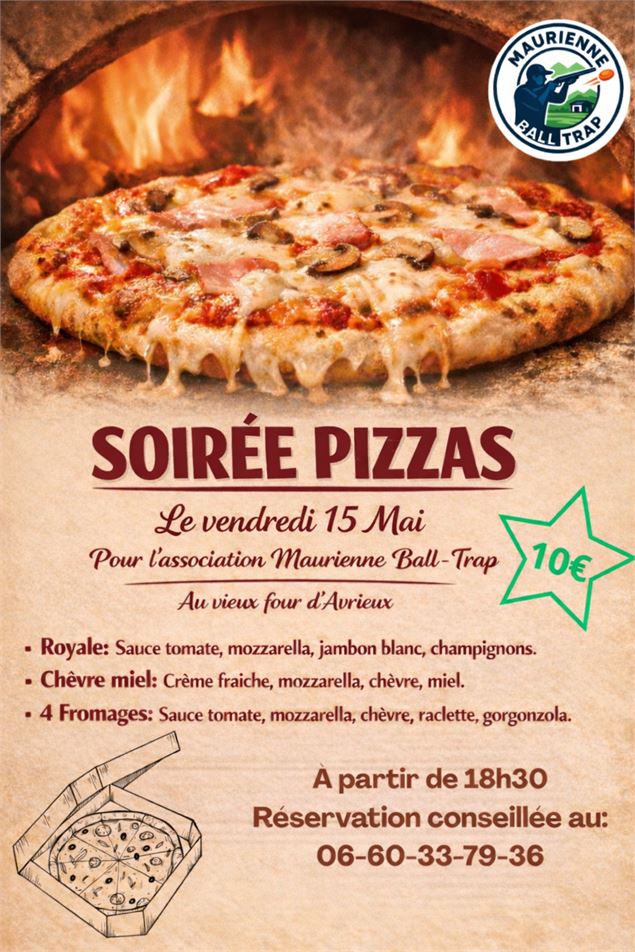 Soirée pizzas - Maurienne Ball Trap