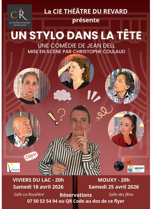 Un stylo dans la tete - © 2026 La compagnie de théâtre du Revard Certains droits réservés.