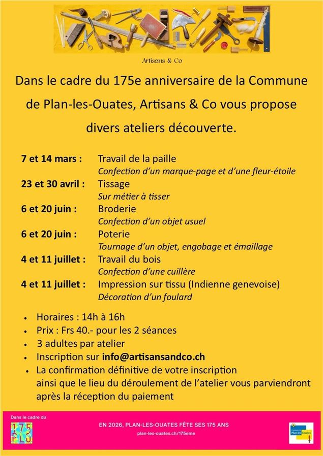 Ateliers-découverte d'artisanat - Artisans & Co