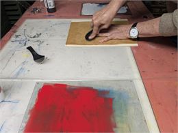 Atelier de linogravure (thème : la ville) - Atelier de linogravure, Audrey Peli, 2024