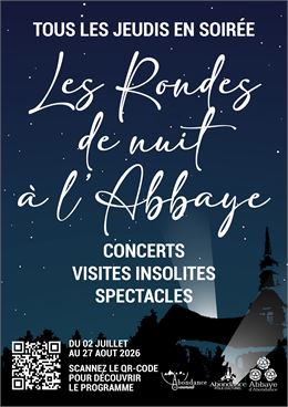 Les Rondes de Nuit à l'Abbaye | 2026 - Pôle Culturel d'Abondance