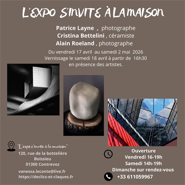 L'expo s'invite à la maison_Contrevoz - Desclics et des claques