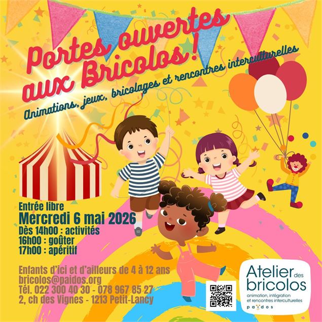 L'Atelier des Bricolos ouvre ses portes ! - Association Païdos