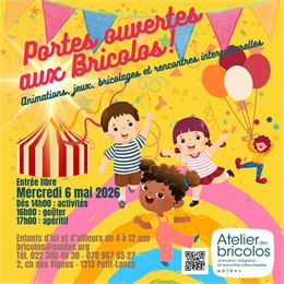 L'Atelier des Bricolos ouvre ses portes ! - Association Païdos