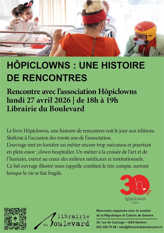 HÔPICLOWNS : UNE HISTOIRE
DE RENCONTRES - DR