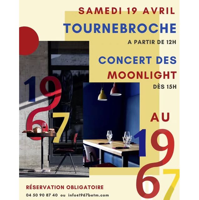 Tourne-broche au restaurant 1967 - Restaurant 1967