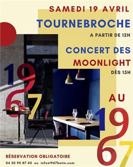 Tourne-broche au restaurant 1967 - Restaurant 1967