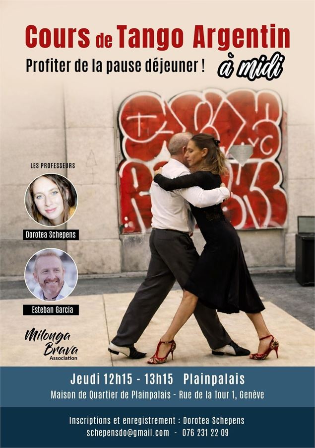 Cours de Tango Argentin - Niveau débutant - Milonga Brava