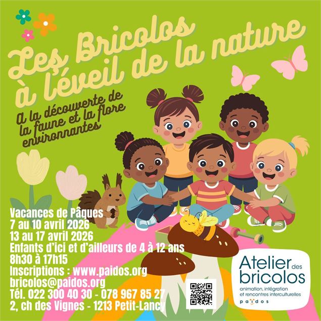Les vacances de Pâques à l'Atelier des Bricolos - Association Païdos