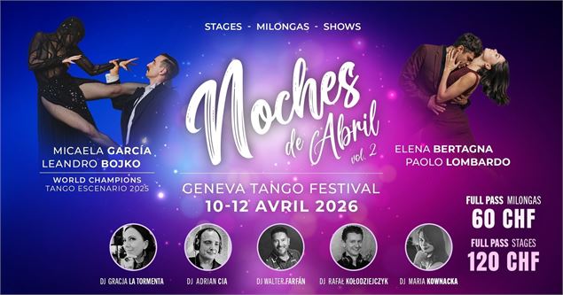Noches de Abril 2026 - Geneva Tango Festival - Milonga Brava