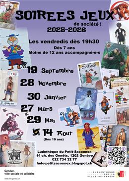 Soirée jeux Spéciale Loups-garous de Thiercelieux - Ludothèque du Petit-Saconnex