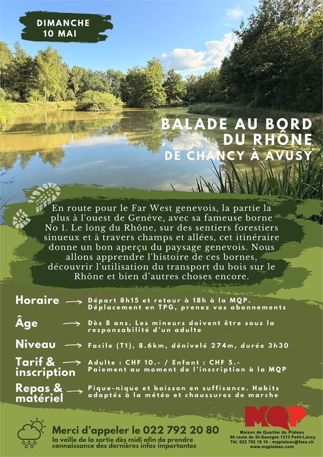 Balde au bord du Rhône de Chancy à Avusy - Antonin Kummer