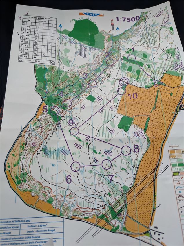 Course d'orientation - Club d'orientation du Cern