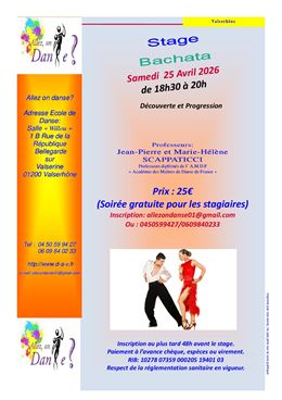 Stage de Bachata - Alles on danse ?