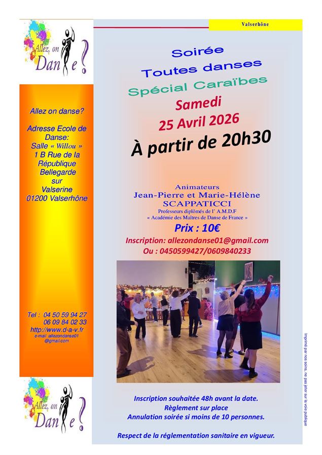 Soirée toutes danses_Valserhône - Allez on danse