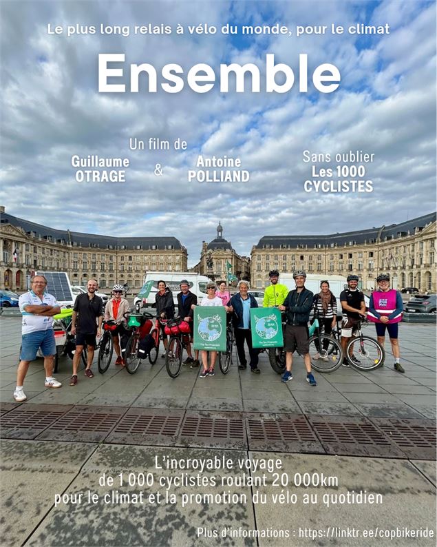 Film - ENSEMBLE - Le plus long relais à vélo du monde, pour le climat_Saint-Gervais-les-Bains - COP 