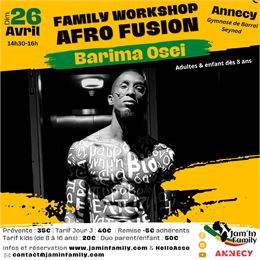 Family Workshop avec Barima Osei_Annecy - Jam'in Family