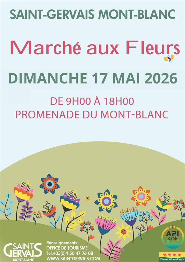 Marché aux fleurs_Saint-Gervais-les-Bains