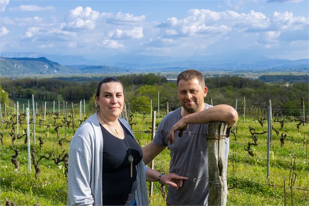 La famille Trichon viticulteurs à Seillonnaz - Vincent Maistre Bazin / Plaine de l'Ain Tourisme