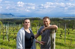 La famille Trichon viticulteurs à Seillonnaz - Vincent Maistre Bazin / Plaine de l'Ain Tourisme