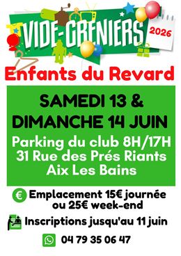 14ème édition du Vide-greniers des Enfants du Revard - Eraix