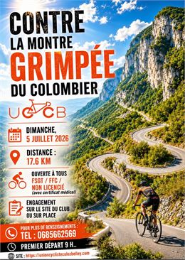 Course cycliste : Grimpée du Grand Colombier_Culoz-Béon - UCCB