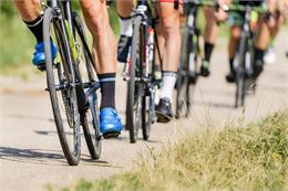 Course cycliste : Grand Prix de la ville de Belley - Photo libre de droit