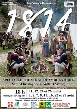 Spectacle déambulatoire "1814"_Saint-Christophe-la-Grotte - Les Passeurs d'Histoires