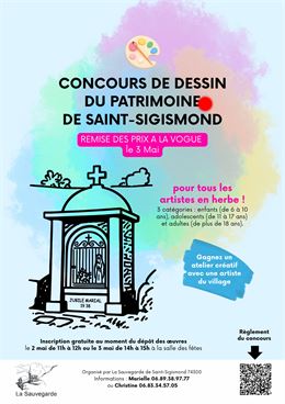Concours de dessin  sur le patrimoine