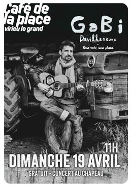 Concert "Gabi Davillneuve" au Café de la Place_Virieu-le-Grand - Café de la Place