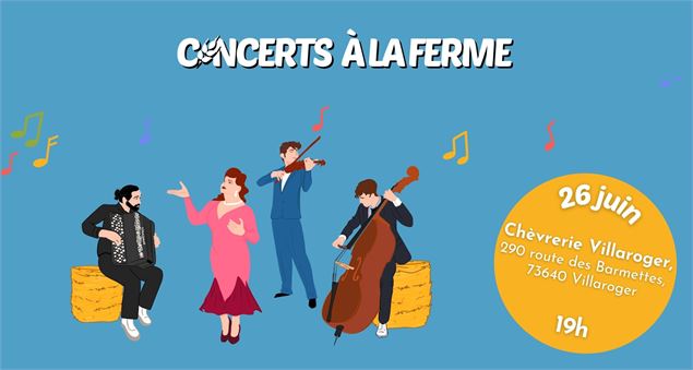 Détail affiche Concerts à la Ferme - Villaroger