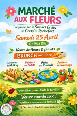 Marché aux fleurs_Cressin-Rochefort - Sou des Ecoles Cressin Rochefort