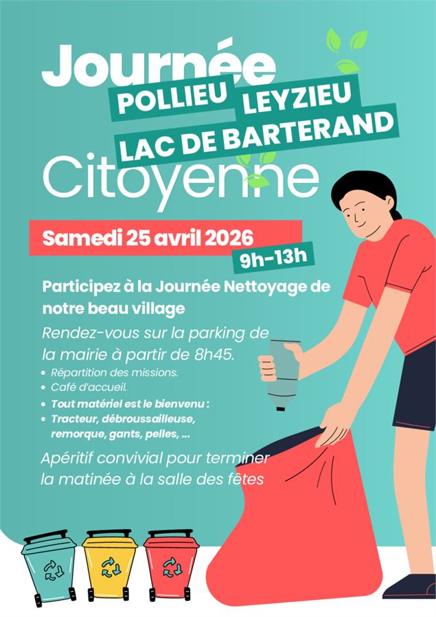 Journée citoyenne de nettoyage de printemps_Pollieu - Mairie de Pollieu