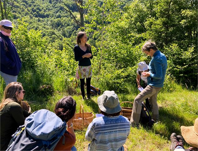 Balade plantes comestibles en Savoie - Muriel Lallée