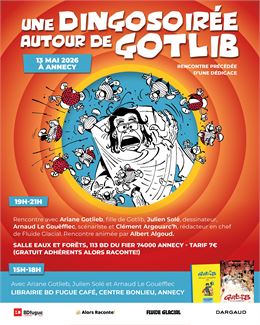 Rencontre littéraire avec Ariane Gotlieb pour " Gotlib, oeuvre complète " - Julien Solé et Arnaud Le