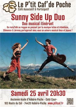 Concert "Sunny Side Up Duo"_Habère-Poche - Le P'tit Caf' de Poche
