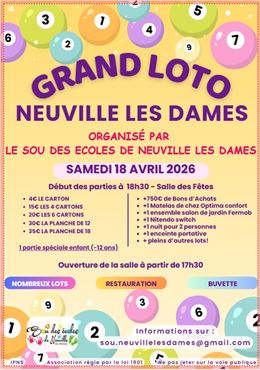 Grand Loto - Sou des écoles 