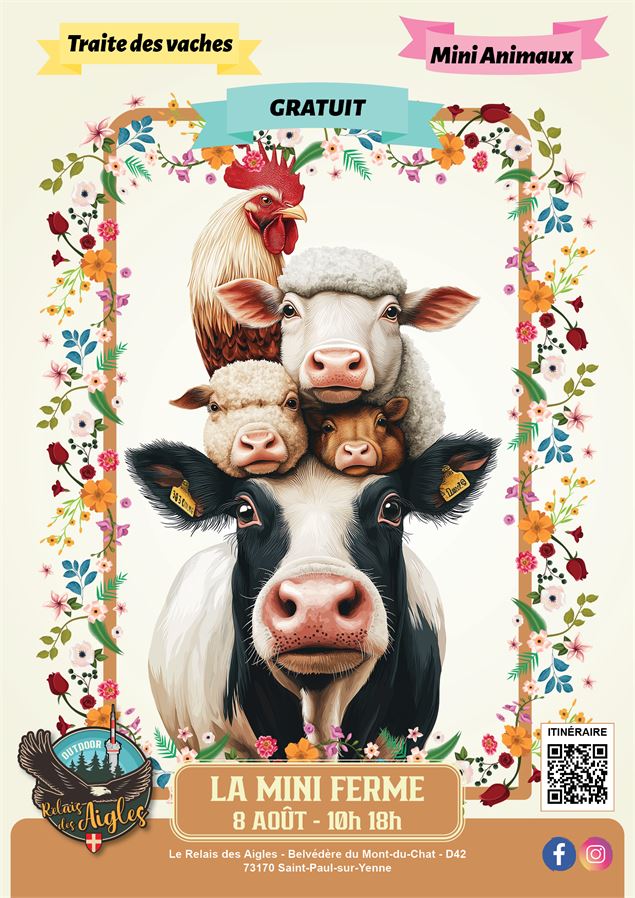 Affiche Mini-Ferme des Animaux - lagenceeponyme