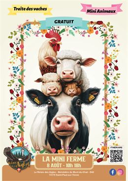 Affiche Mini-Ferme des Animaux - lagenceeponyme