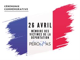 Cérémonie commémorative à la mémoire des victimes de la déportation