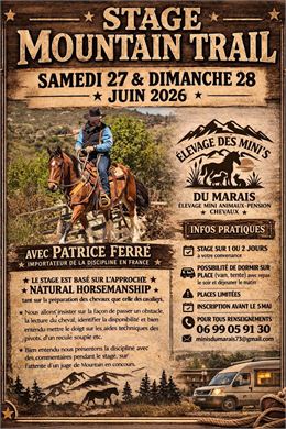 Stage Mountain Trail_La Chambre - La Ferme des Mini's du Marais