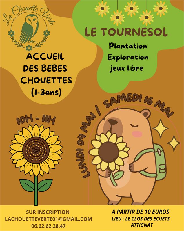 Éveil à la nature pour les enfants 1 à 3 ans 